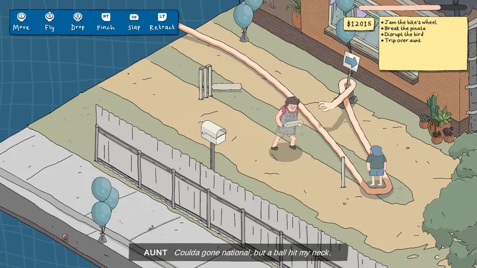 «Вы очень длинная рука. Вы крадете вещи. Это комедийная игра», - объясняет разработчик игры