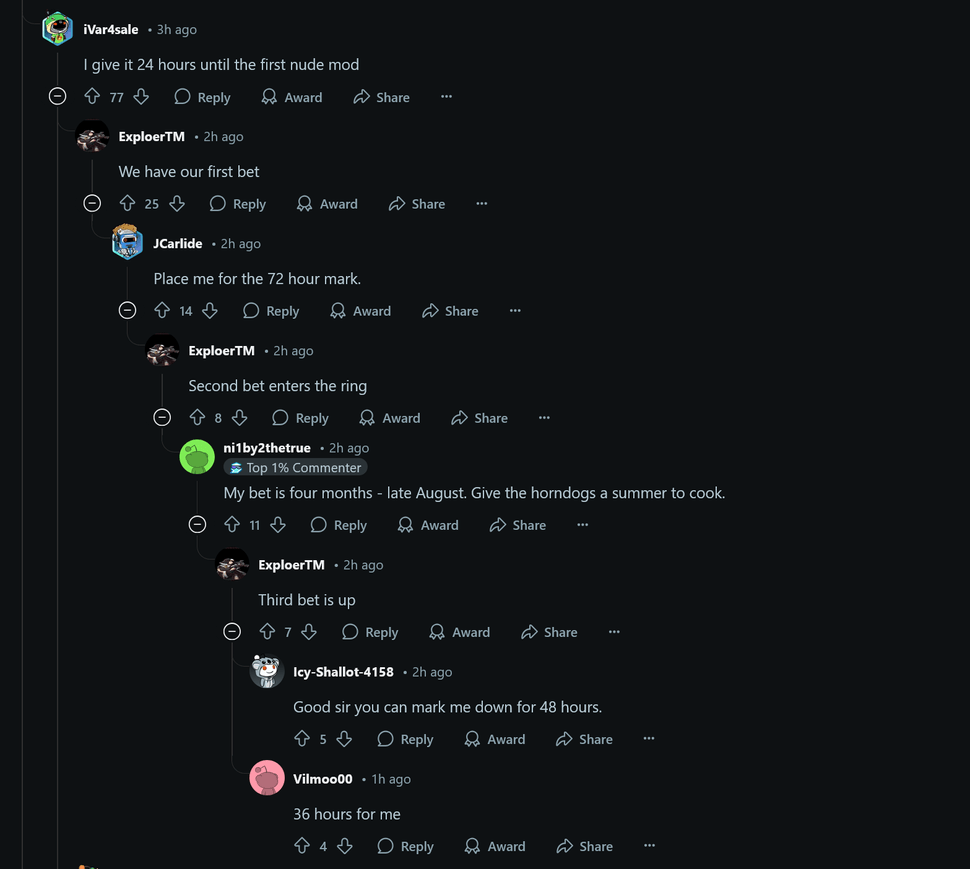 Oblivion Remastered официально не поддерживает моды, но они все равно появляются